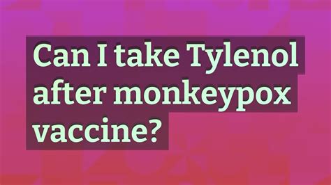 can you take tylenol after rsv vaccine